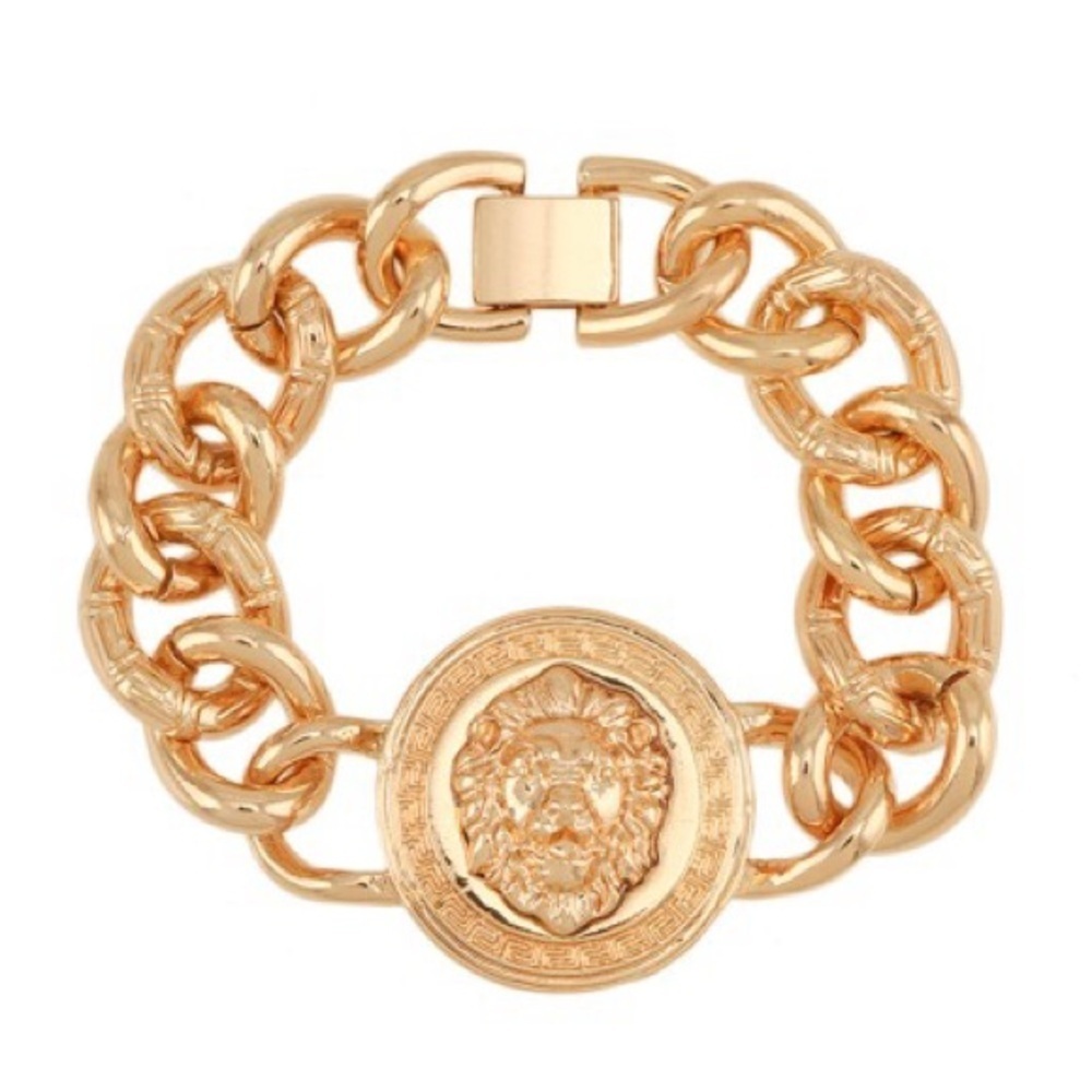 Gold Lion Chart Bracelet (1221)